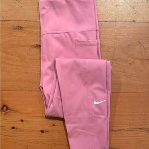 Nike Kids Light Pink Leggings Sz M
